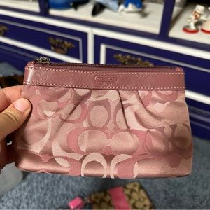 Coach Pink Wristlet